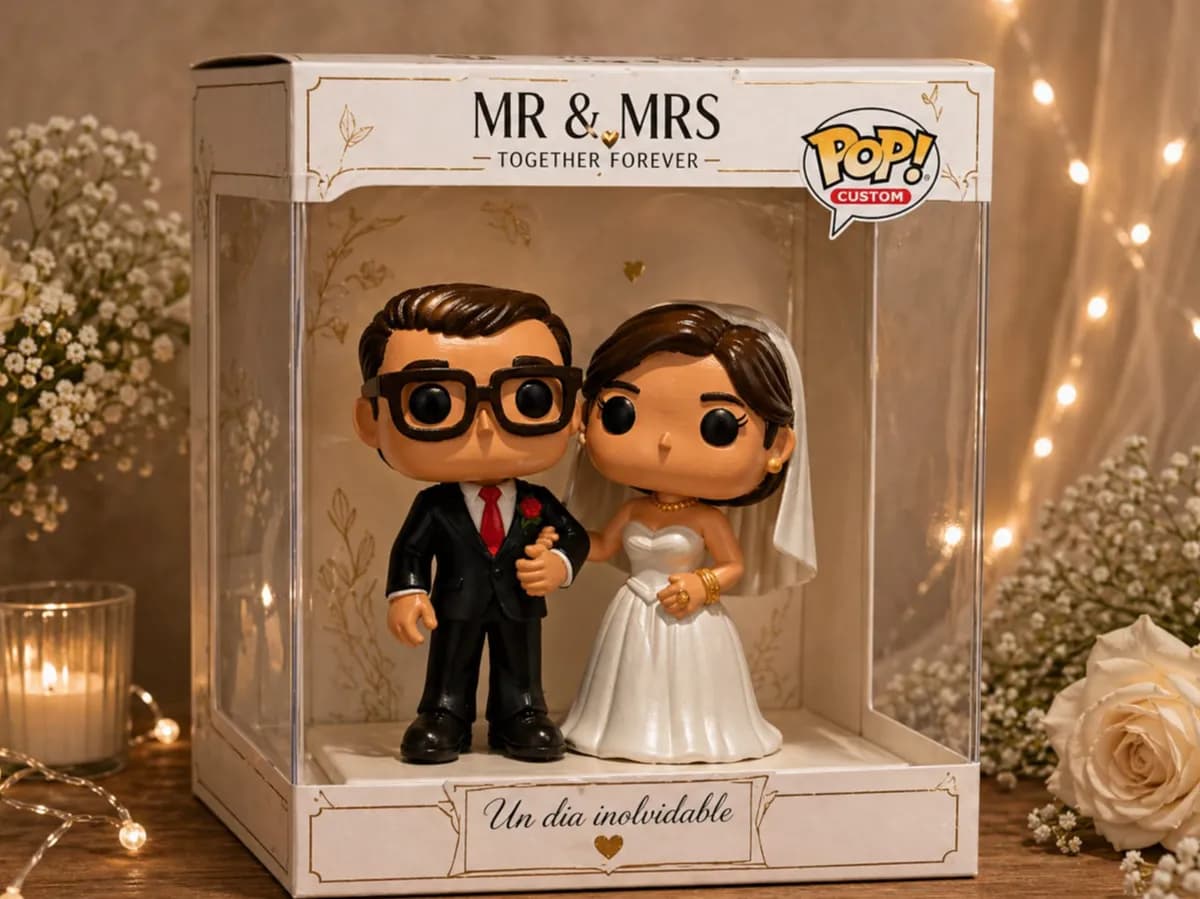 Figura Funko Casal de Casamento