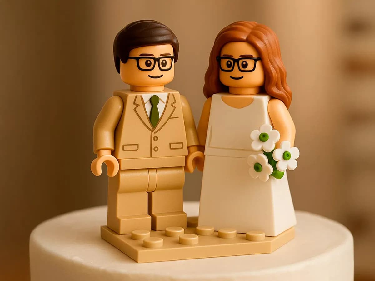 Figuras Decorativas para Bolo de Casamento