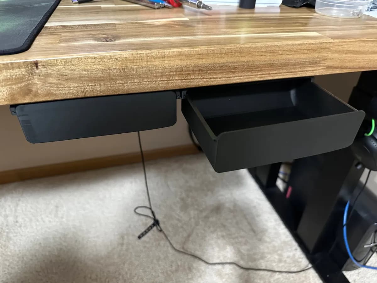 Gaveta Personalizável para Embaixo da Mesa