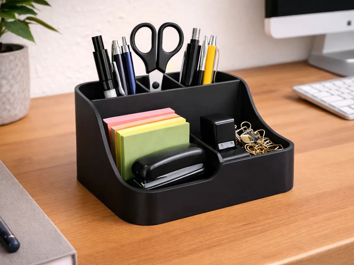 Organizador de Mesa com Porta-Canetas