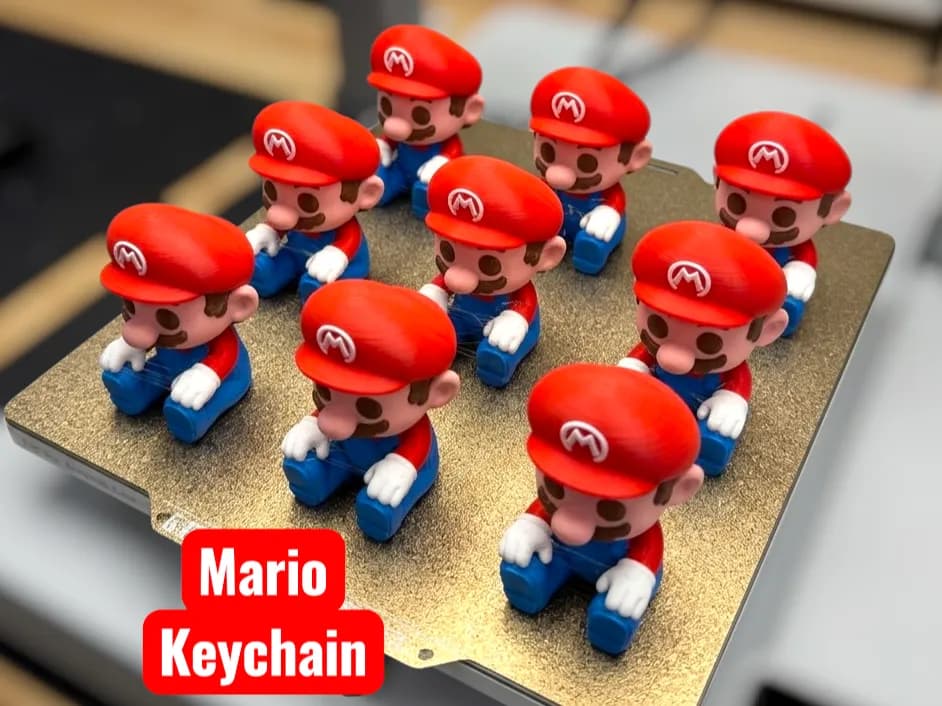 Chaveiros Chibi do Mario Bros