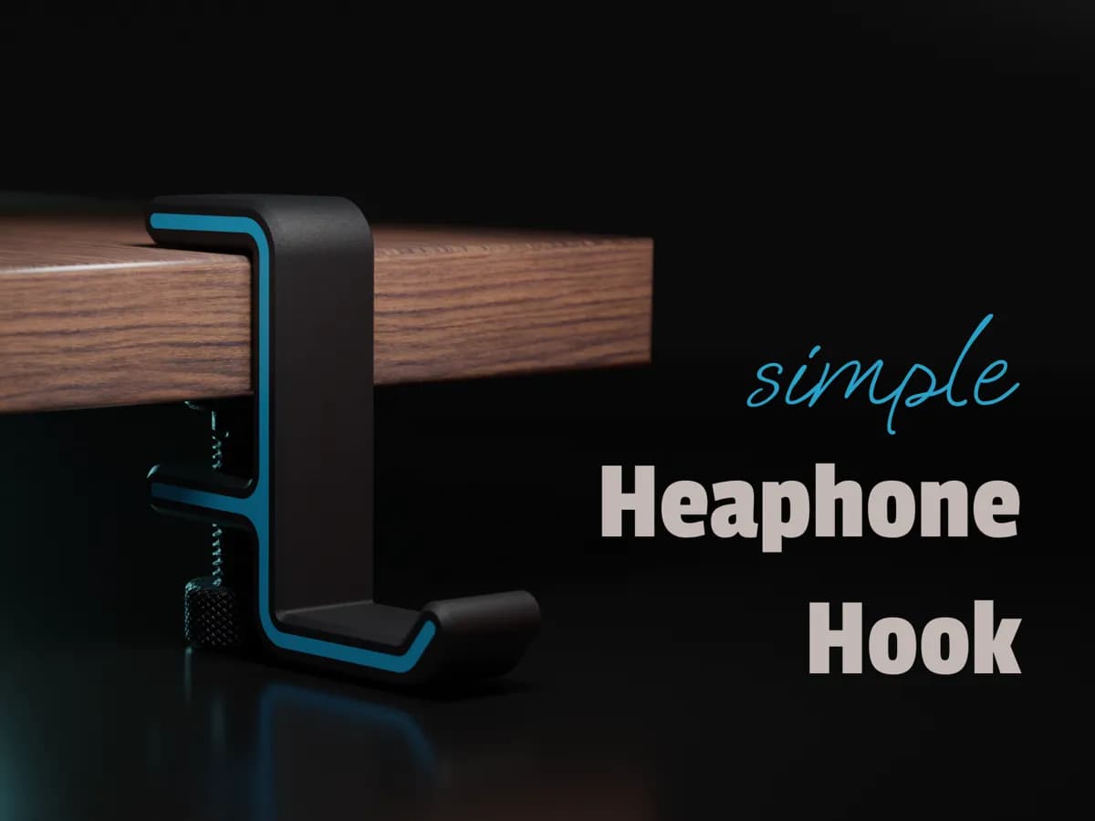 Simple Headphone Hook dual color
