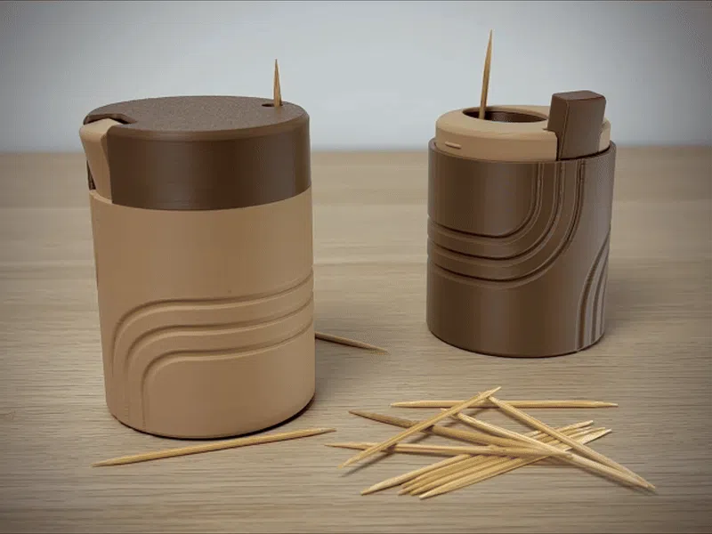 Toothpick Dispenser | Pop-up Toothpick Holder