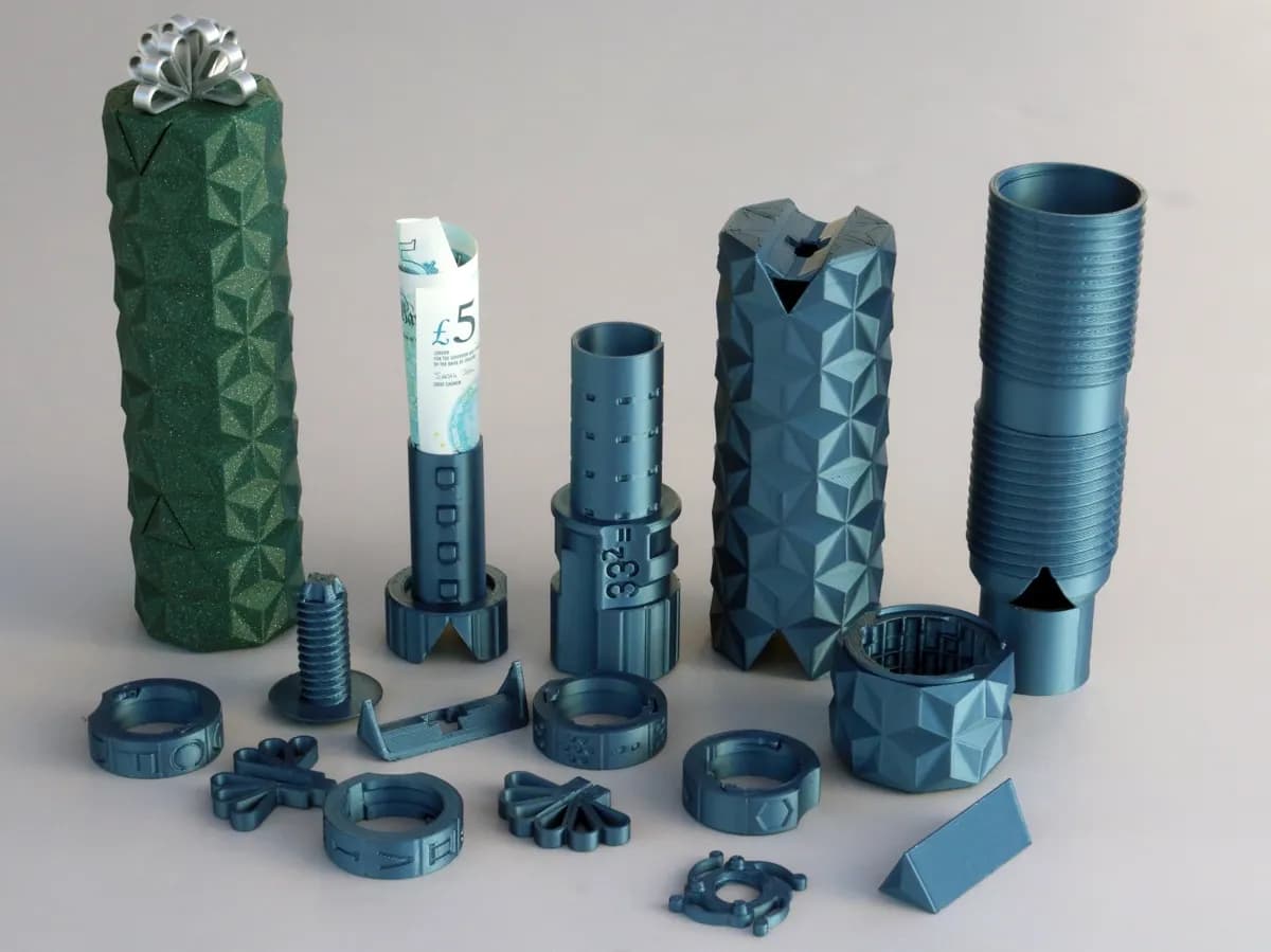 Puzzle Tube for gifting cash