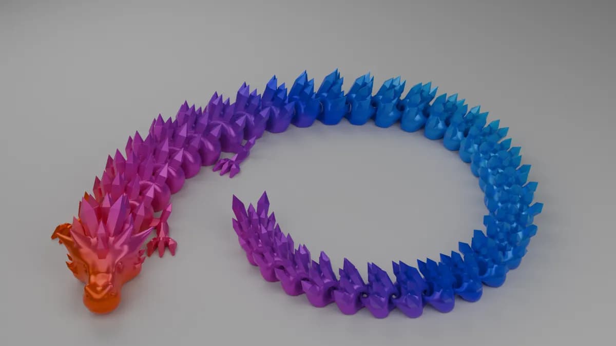 Articulated Crystal Dragon
