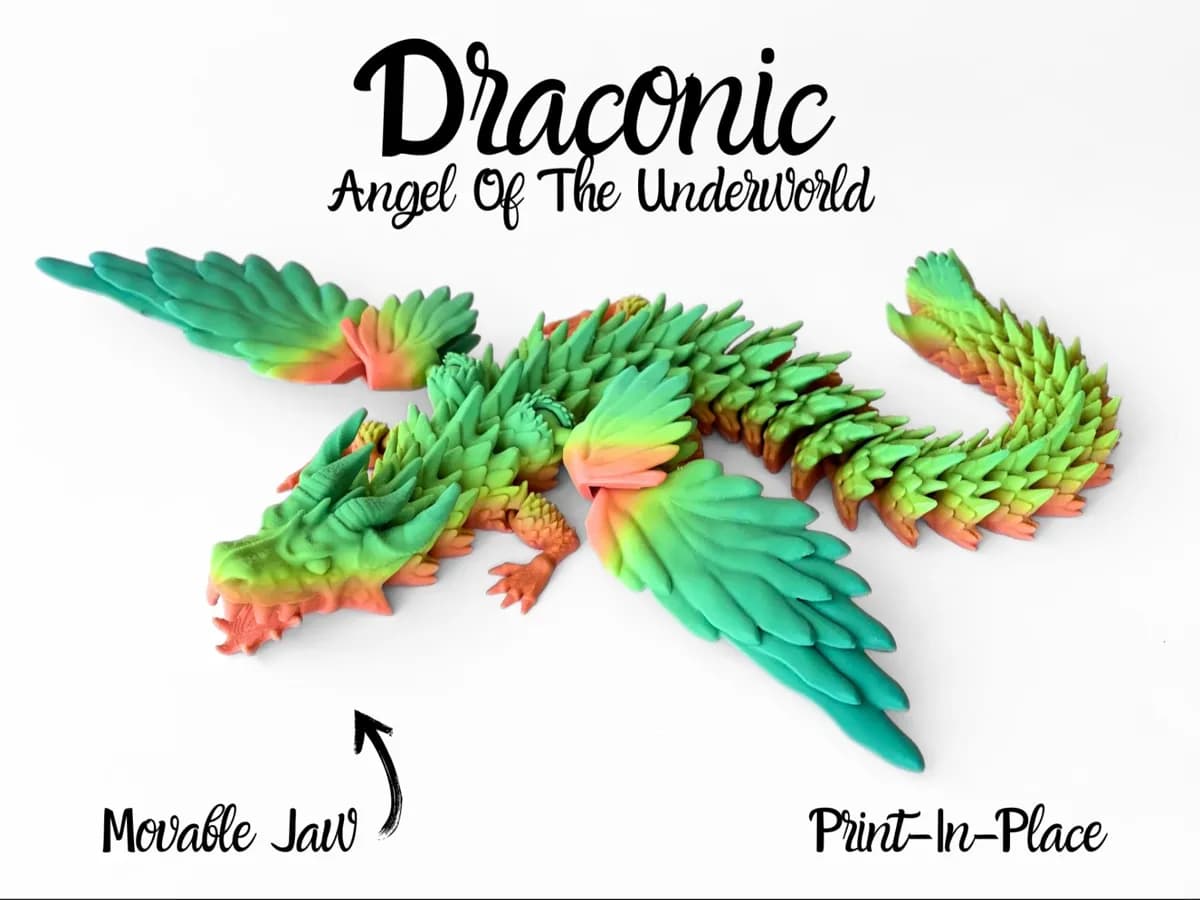 Draconic - Winged Articulated Dragon