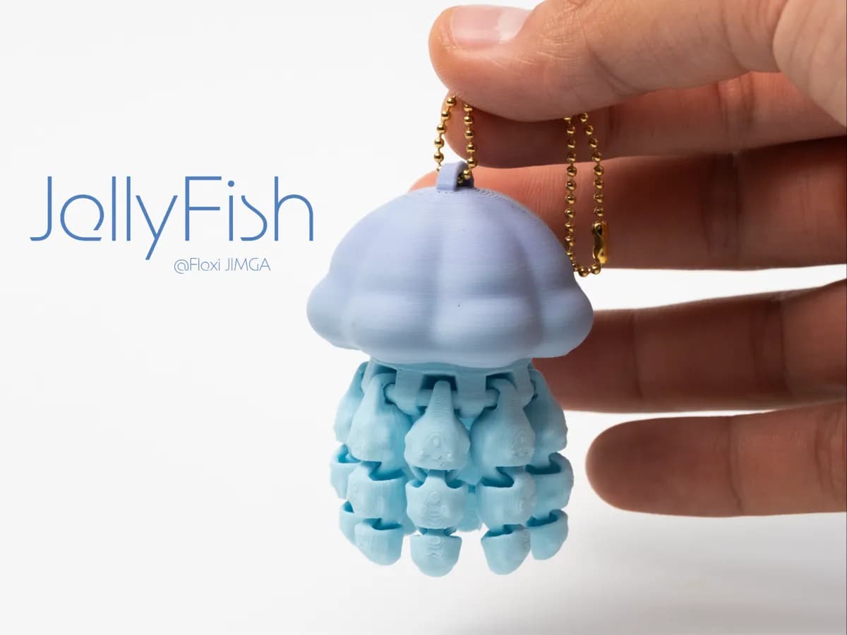 Sea jellyfish – Articulated & Keychain