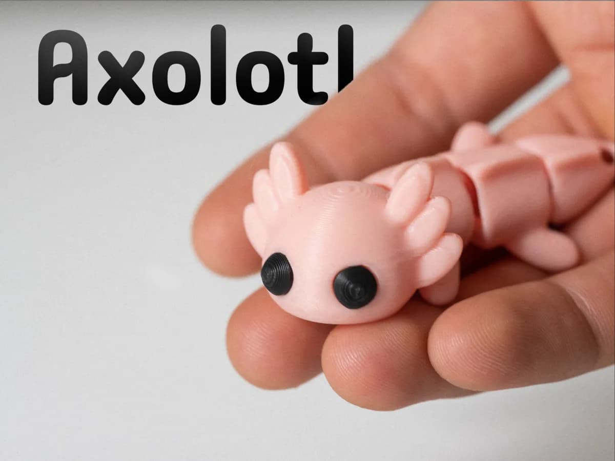 Axolote Articulado (Chaveiro)