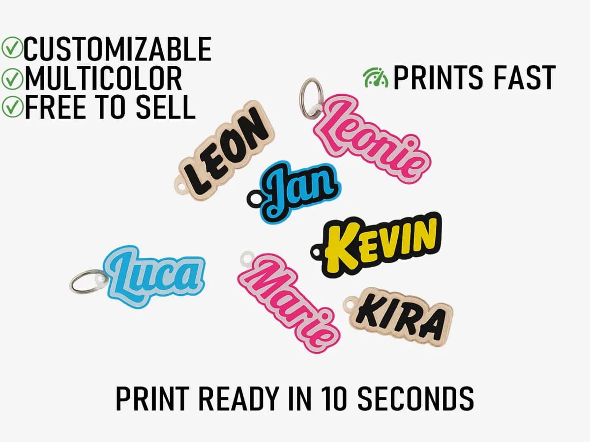 Customizable Keychain