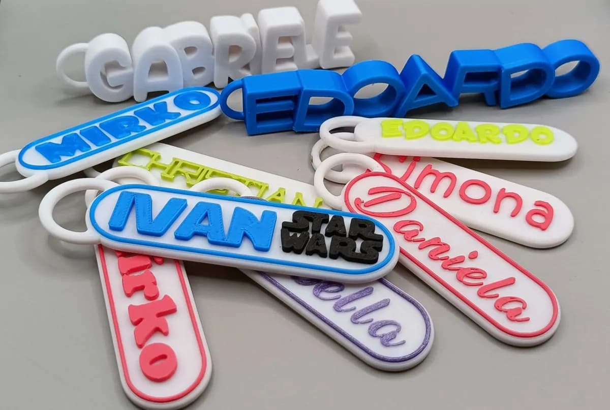 Name-Tag Keychain