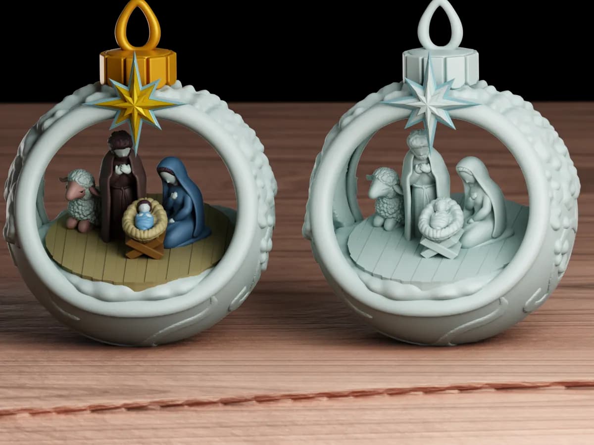 Christmas Bauble Nativity