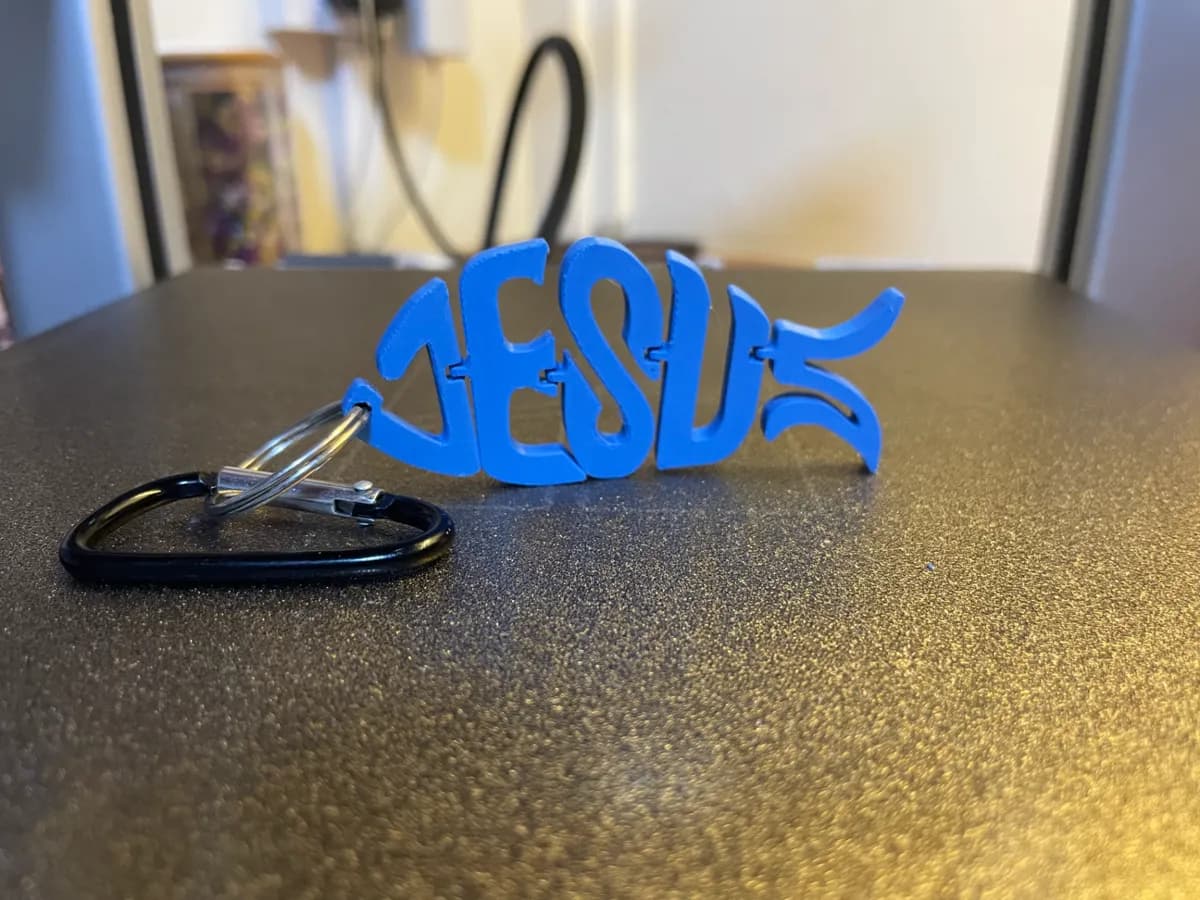 Jesus Flexi Keychain