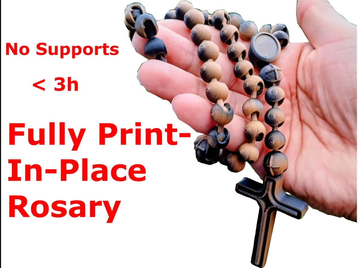 Fully Print-In-Place Rosary