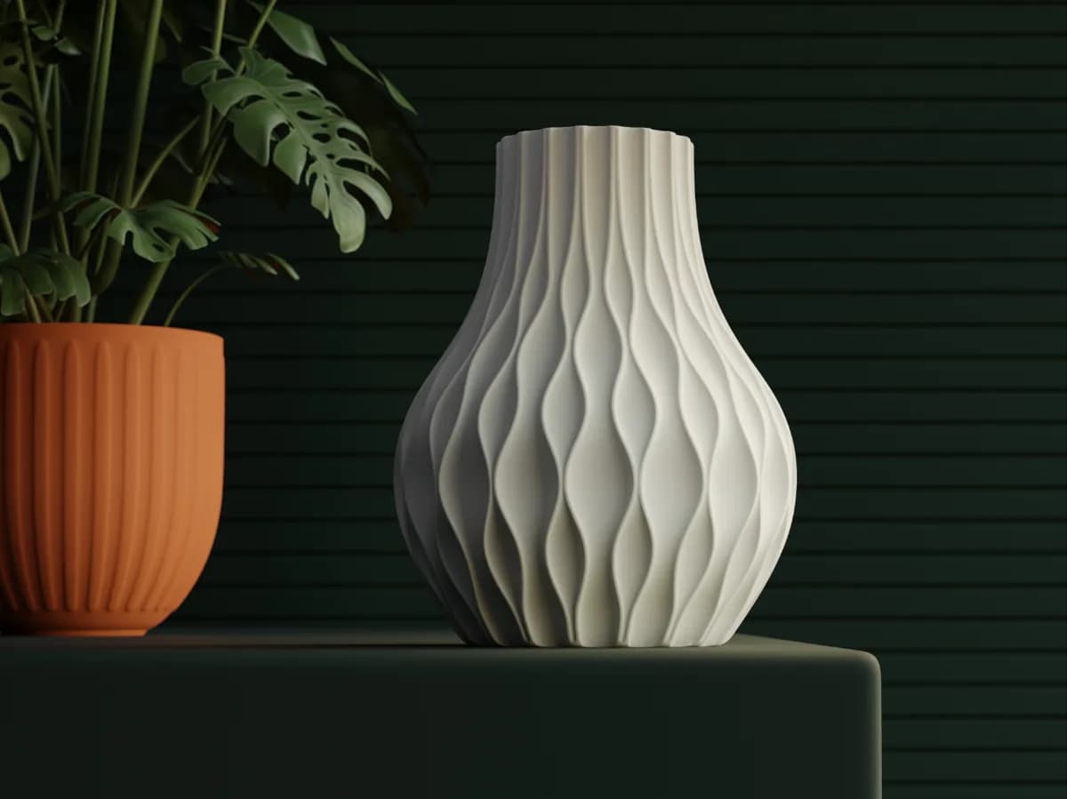 Vase for brick flowers v2