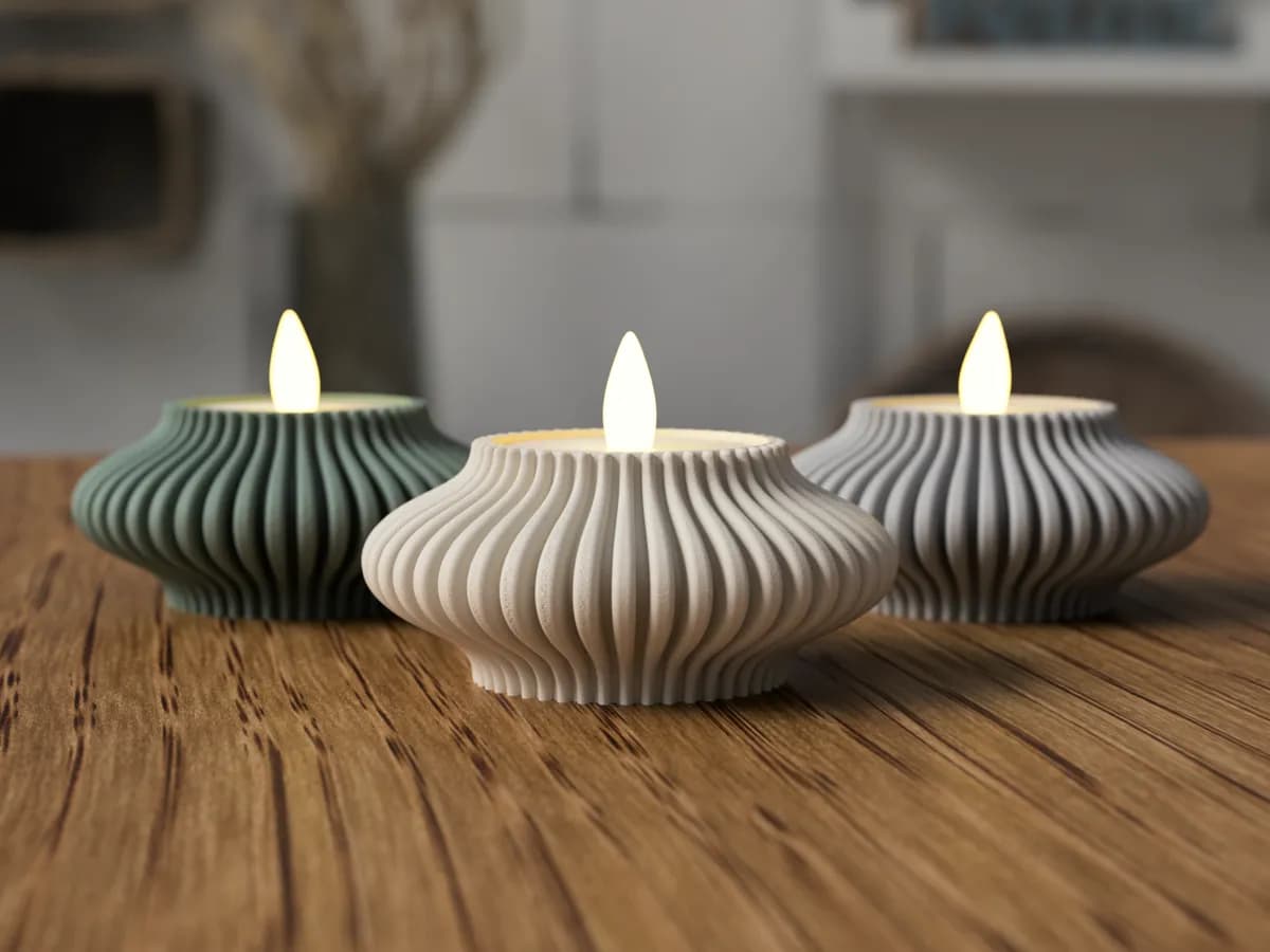 LED Tealight Candle Holder