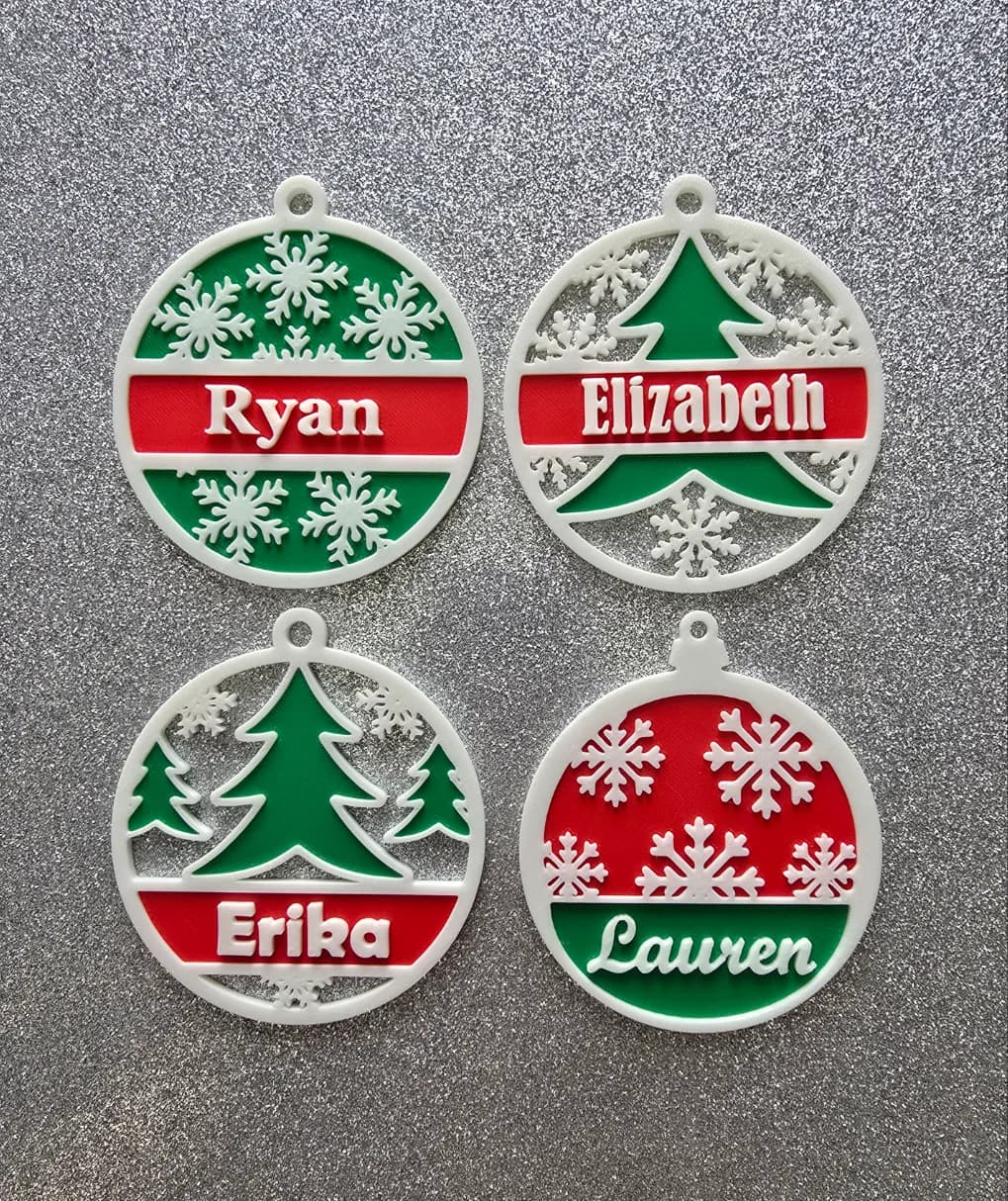 Personalized Christmas Ornaments