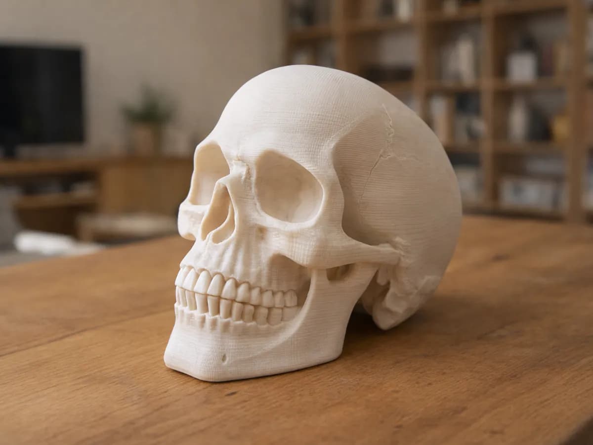 detailed skull