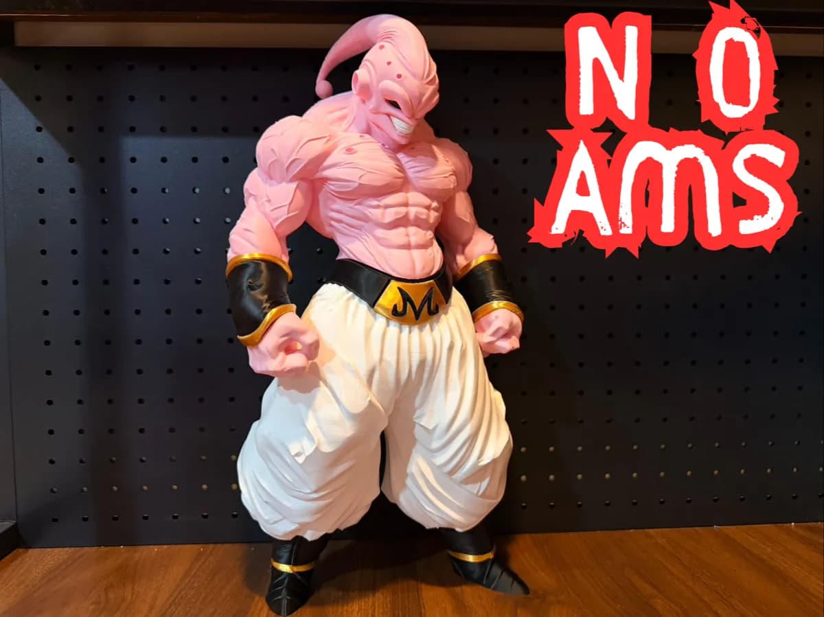 Majin Buu Realistic Multi-Color Parted Statue