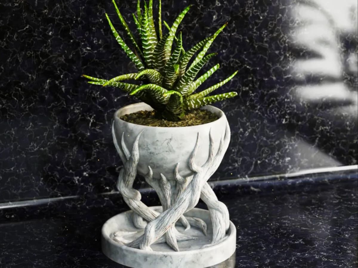 Vaso Árvore Espiral