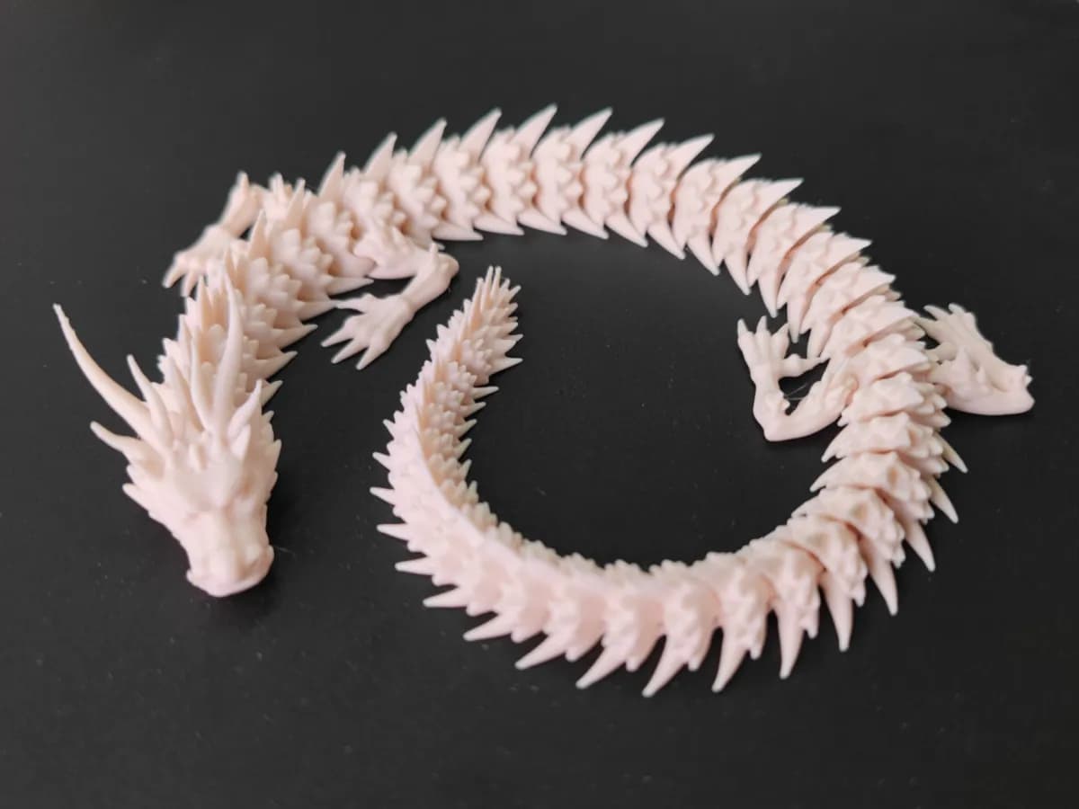 A little white dragon