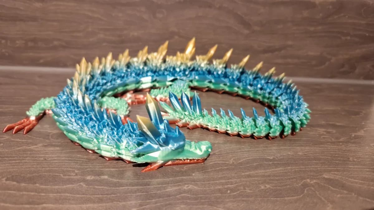 Dragão de Cristal Articulado