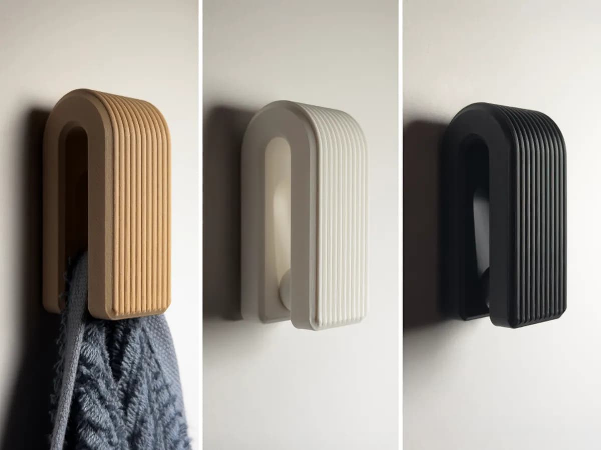 Auto-locking Hanger - Gravity Towel Hook - Ribbed