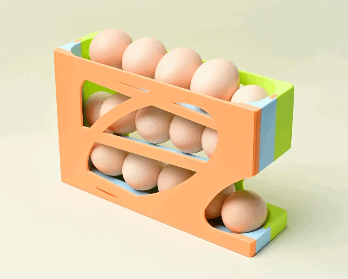 Rolling Egg Holder (no supports, no hardware)