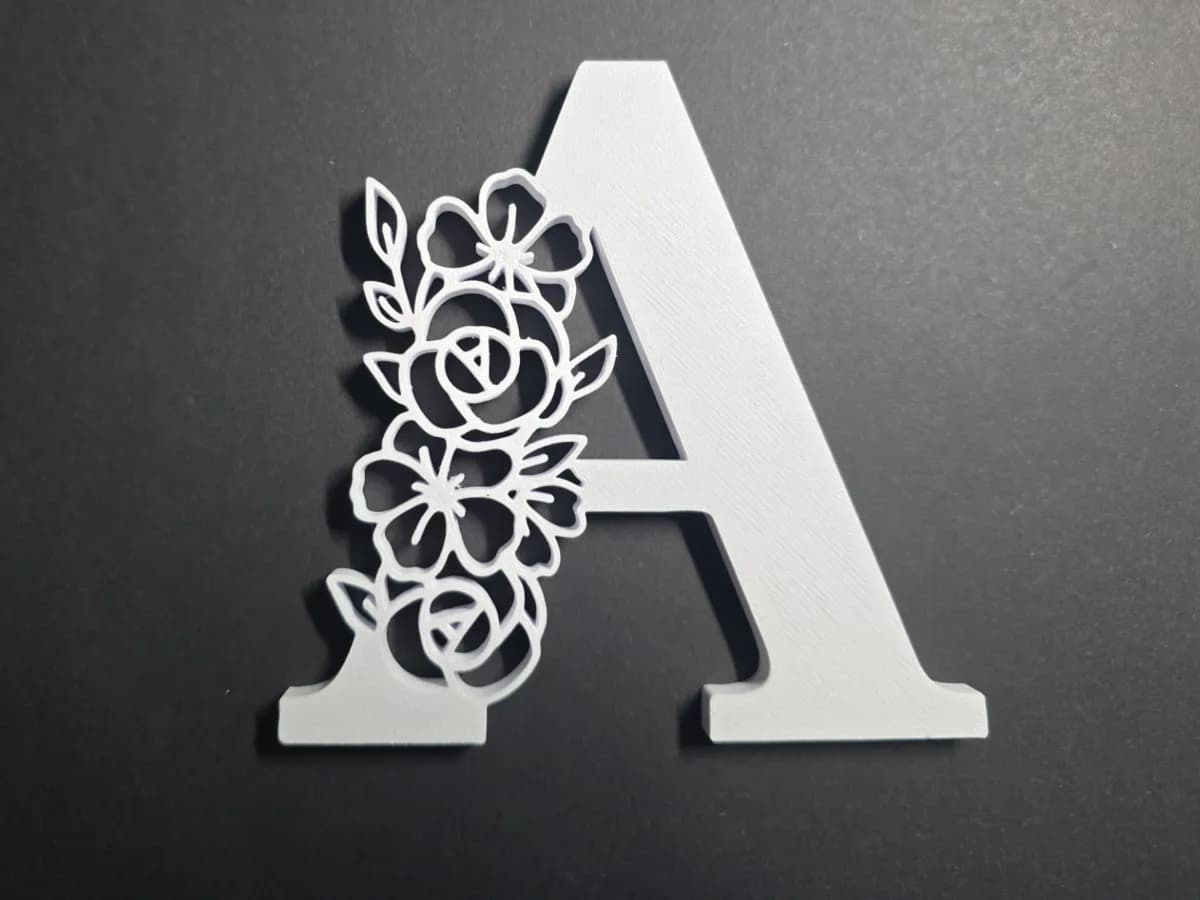 3D Decorative Letter A-Z Wall Decor