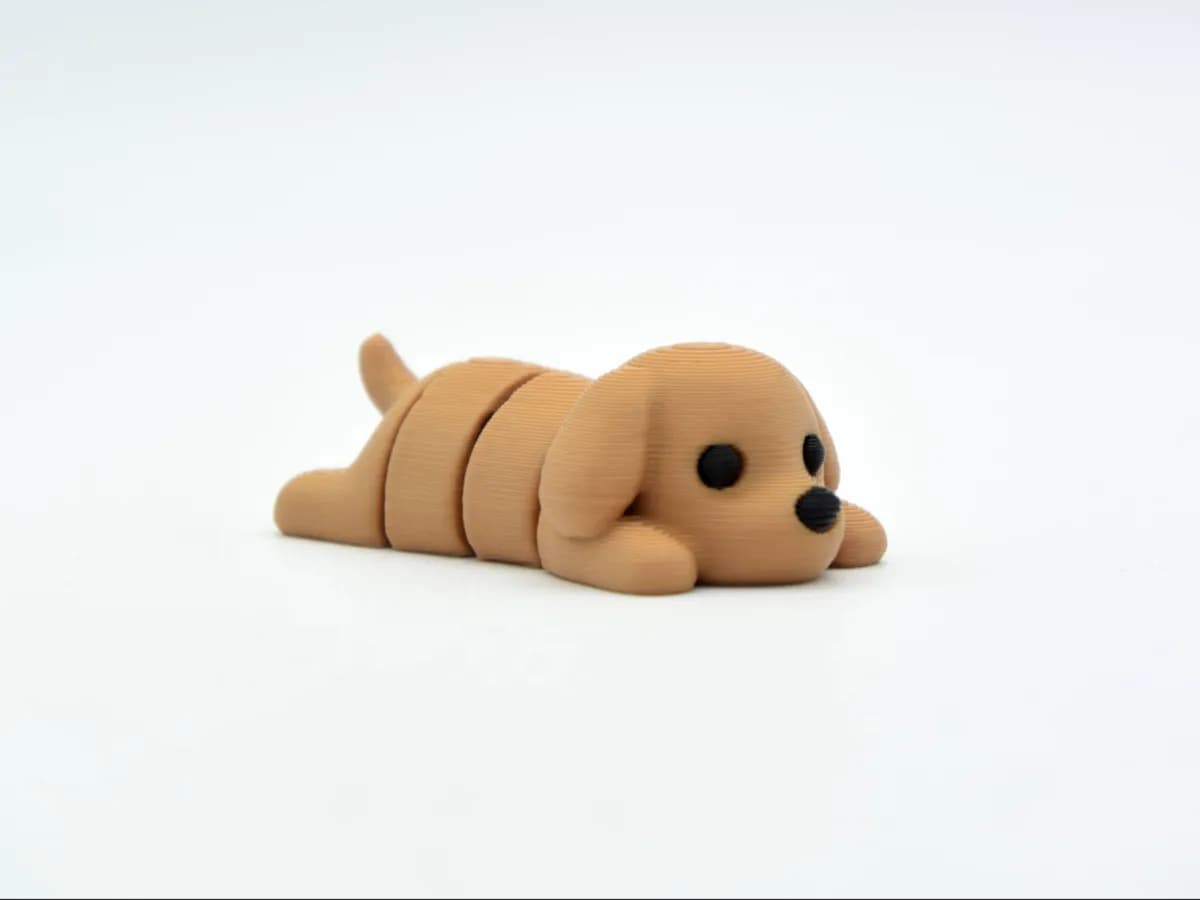 Flexi Dog - Articulated Keychain