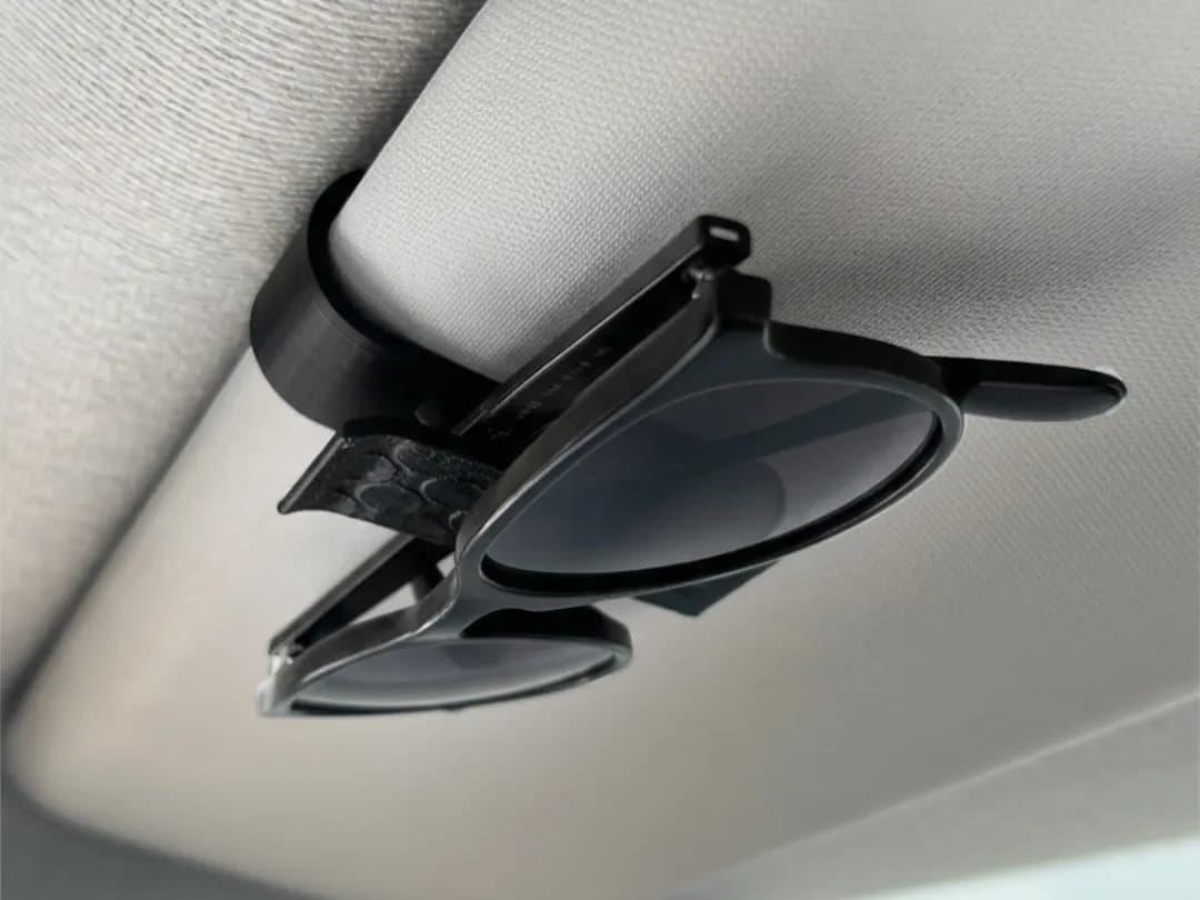 Porta-Óculos para Para-Sol do Carro