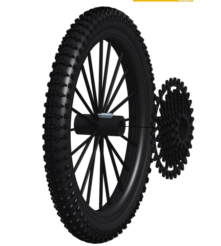 Miniatura Bicicleta Mountain Bike