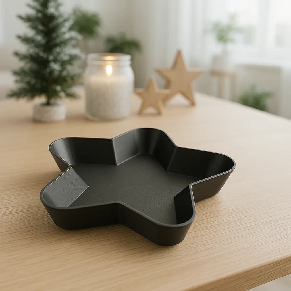 Casinha de Vela com Paisagem de Inverno