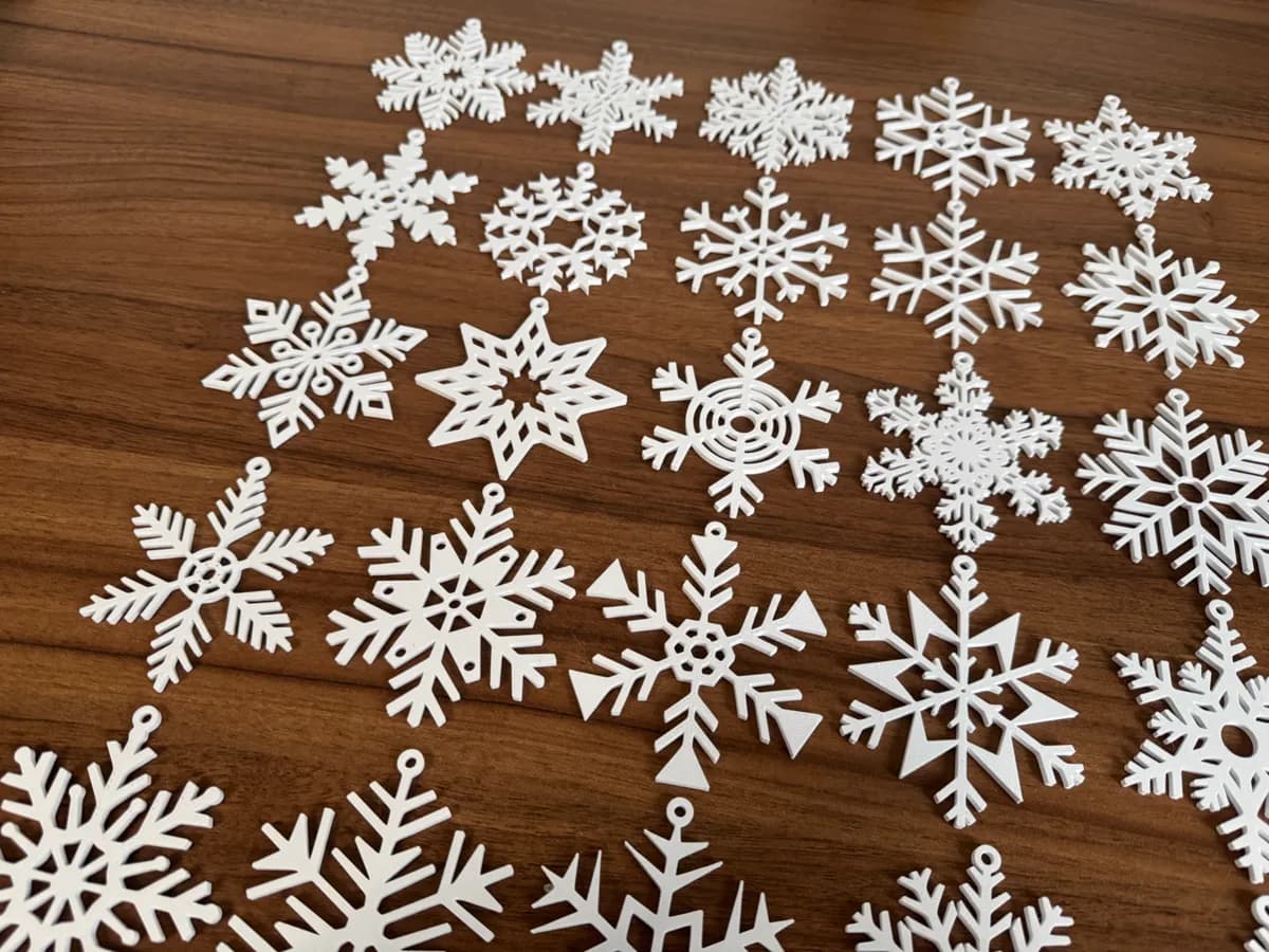 Enfeites Floco de Neve