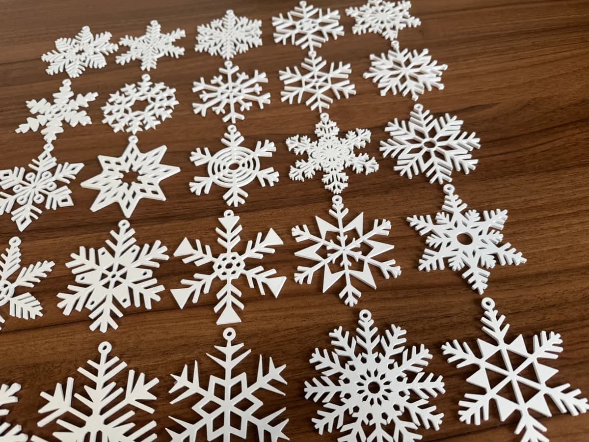 Enfeites Floco de Neve