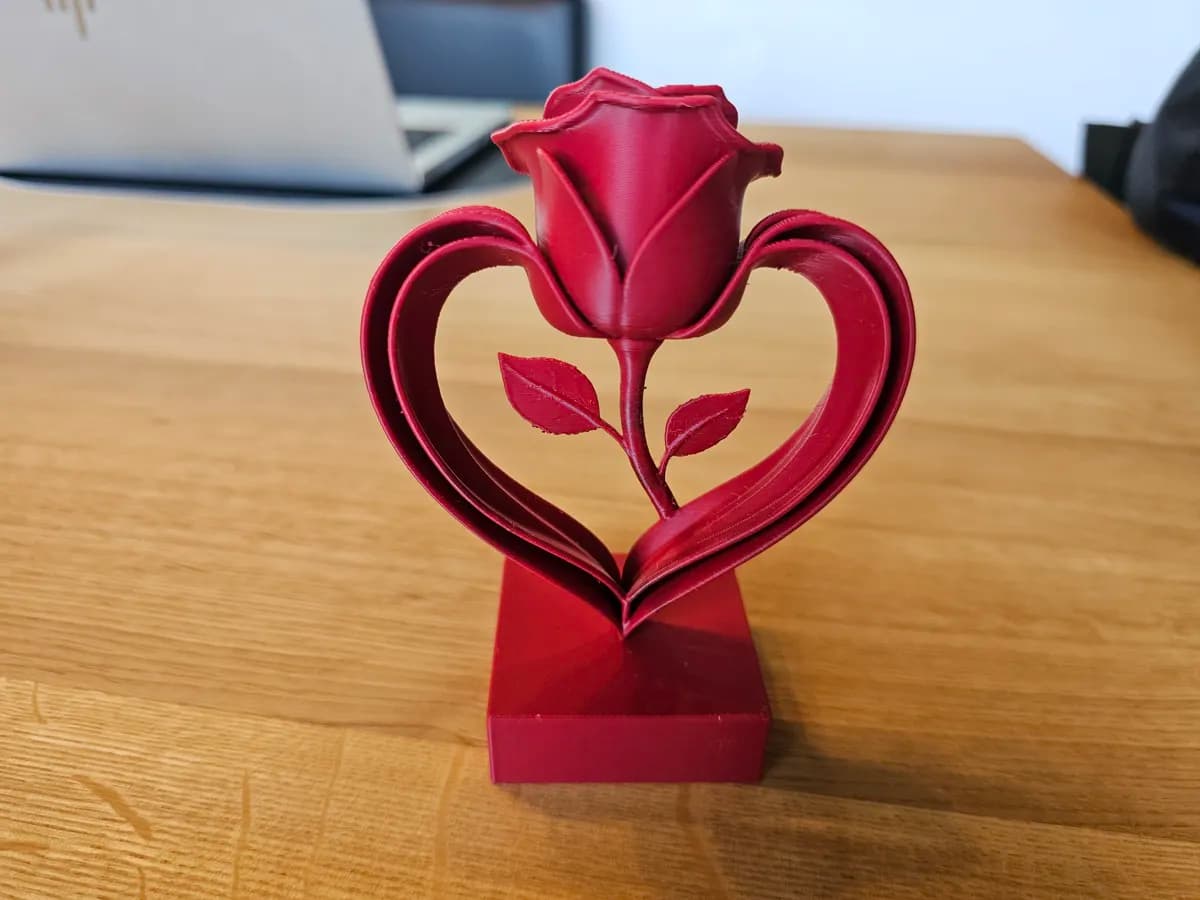 Rosa Eterna Coração