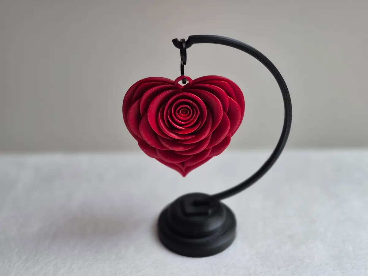 Rosa com Suporte