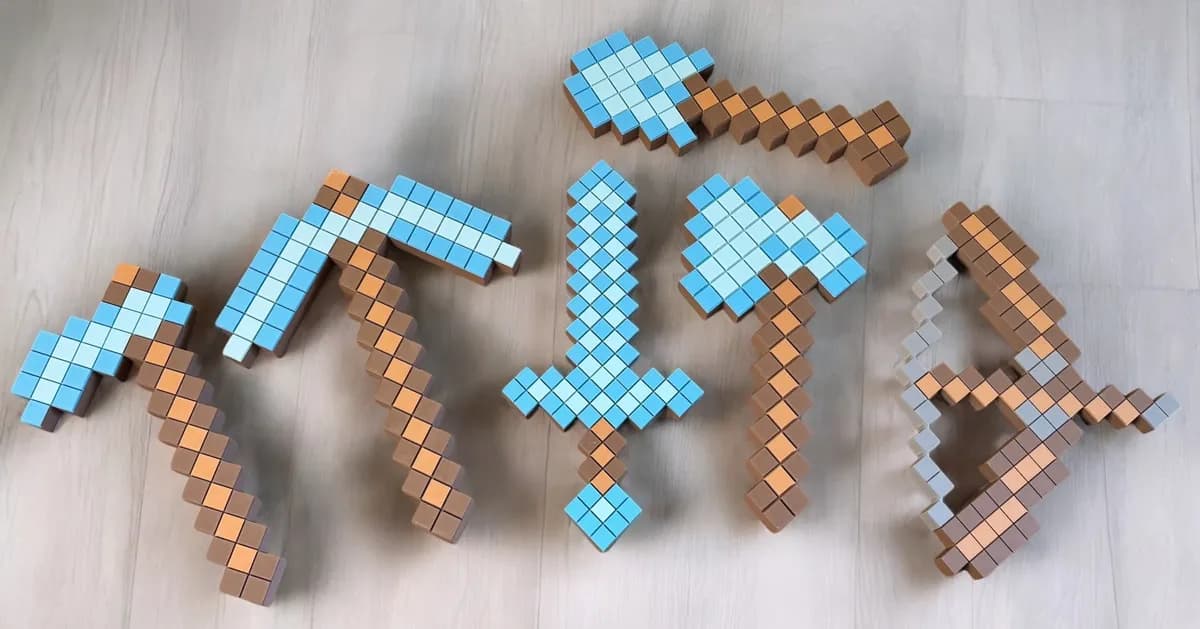 Espada Pixel Minecraft