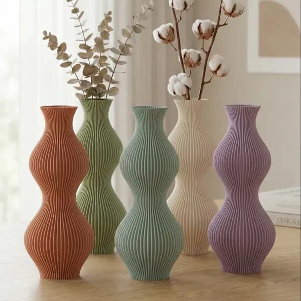 Flores Minimalistas para Vaso