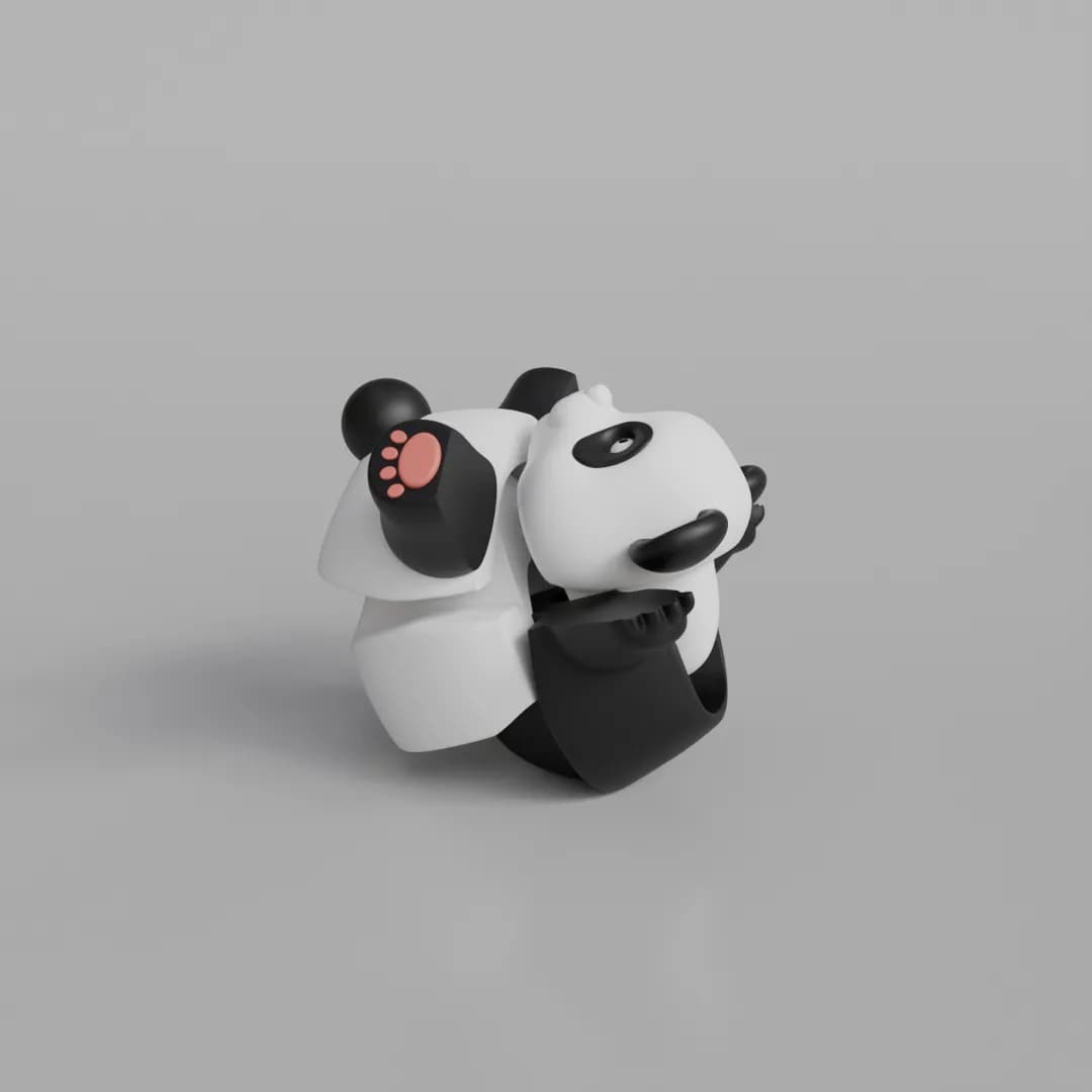 Chaveiro Panda Articulado