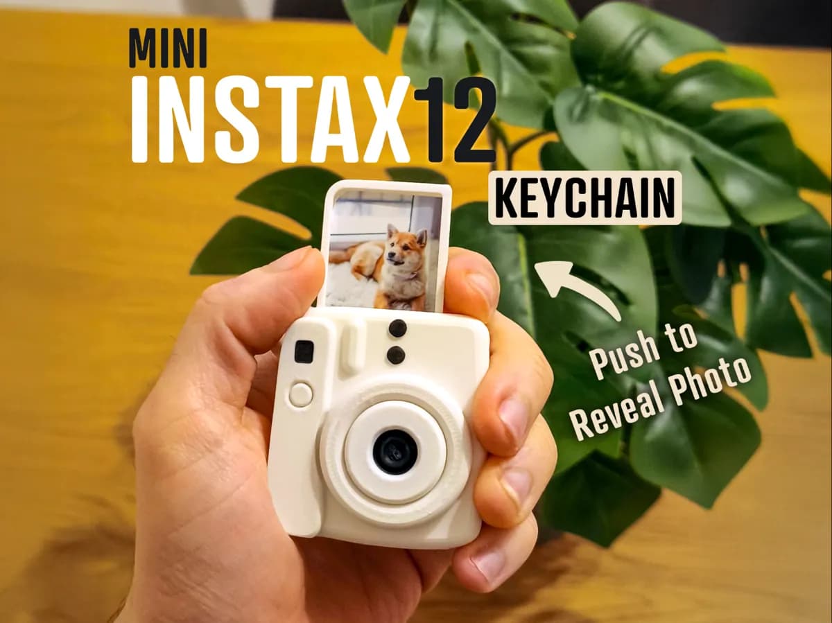 Chaveiro Mini Câmera Instantânea