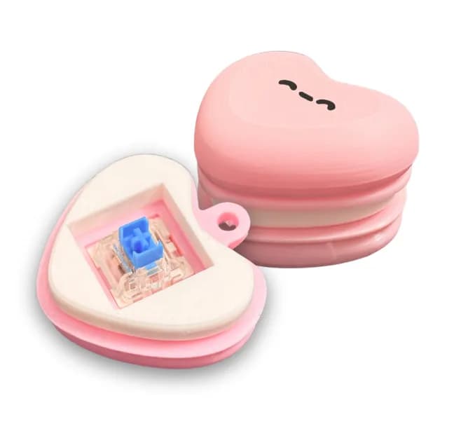 Chaveiro Macaron Coração (Fidget)