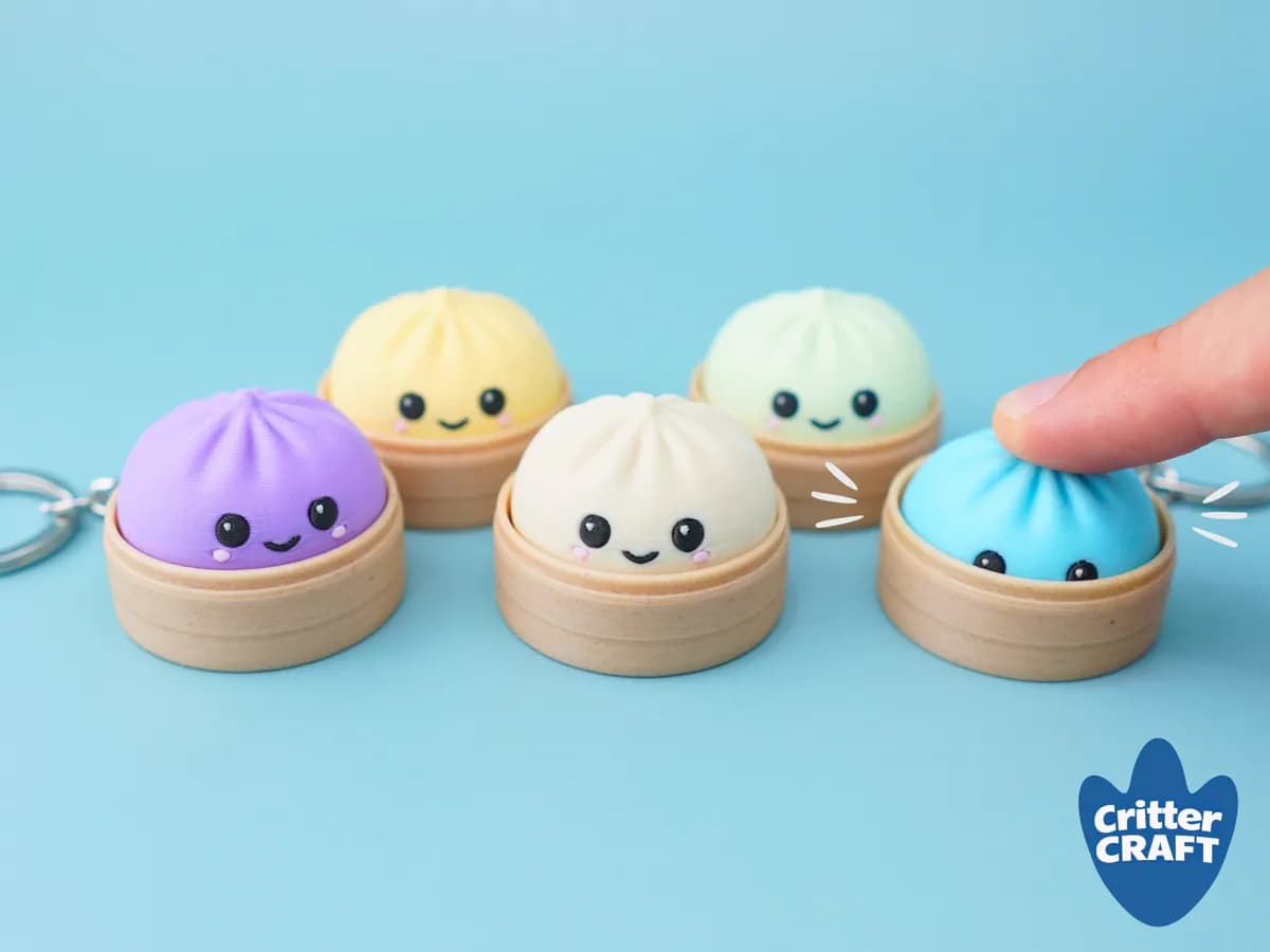 Chaveiro Fidget Bolinho (Clicker)