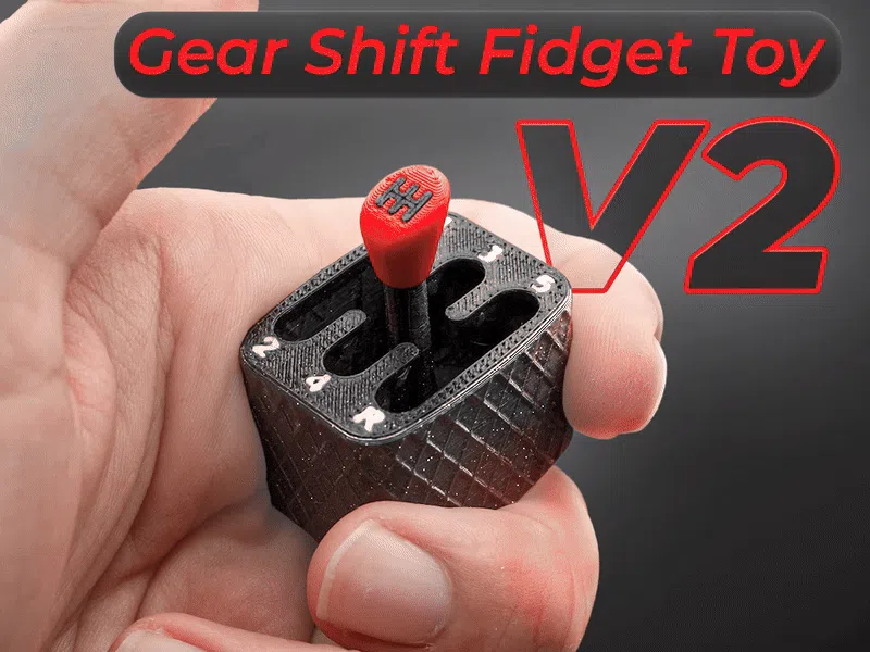 Fidget Câmbio de Marcha (Print-in-Place)
