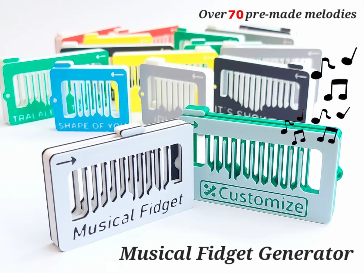 Fidget Musical Gerador de Sons