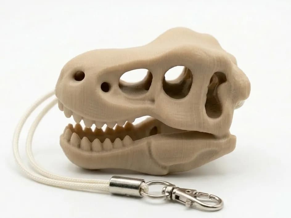 Chaveiro Caveira de T-Rex
