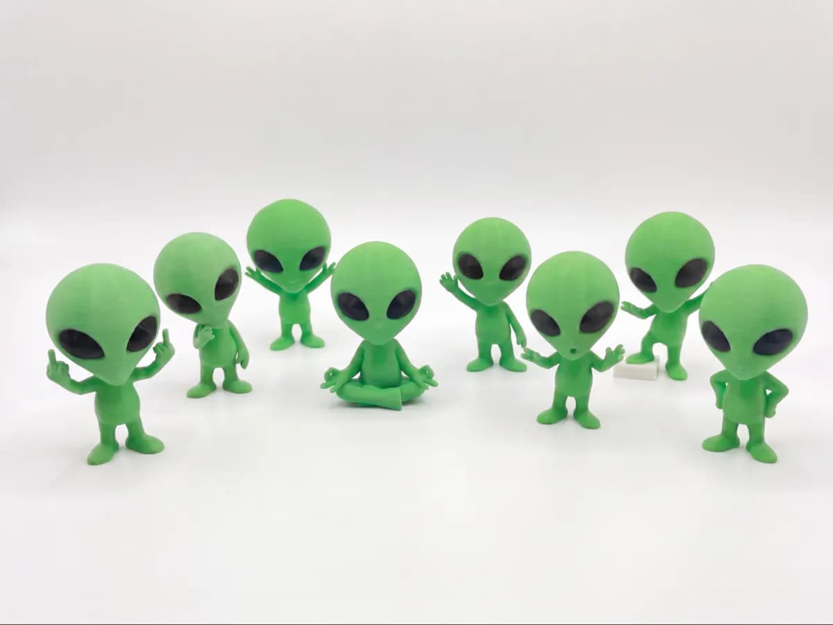 Chaveiro Coleção de Aliens em Várias Poses