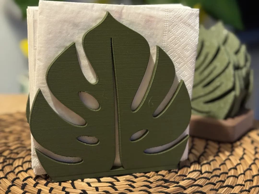 Porta Guardanapo Monstera