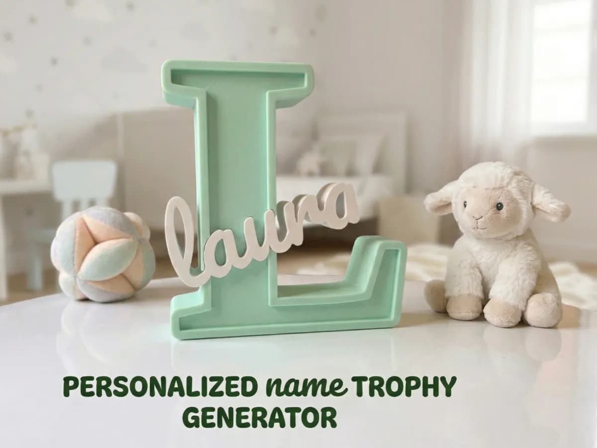 Customizable Name Sign Generator