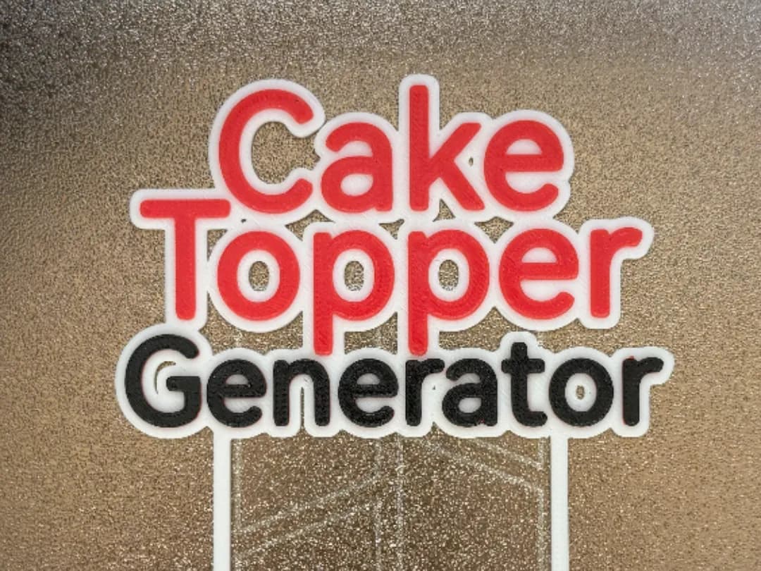 Cake Topper Generator